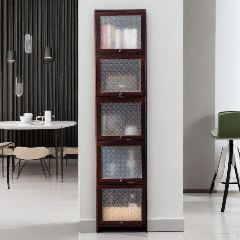 置物架茶水边柜客厅立柜靠墙酒柜夹缝餐边柜子全板储物柜厨房橱柜