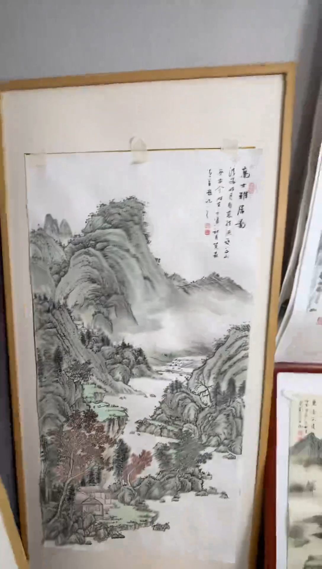 国画国画山水花鸟作品