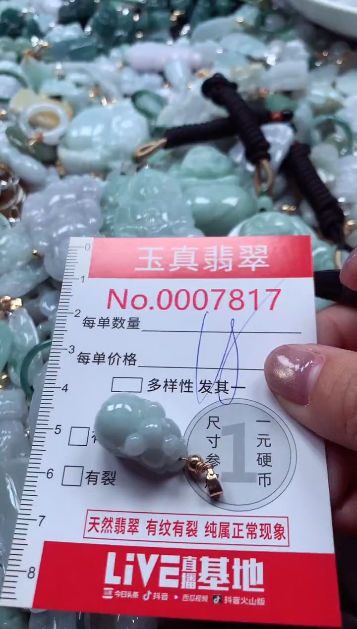 吊坠(不含链)未镶嵌翡翠7817