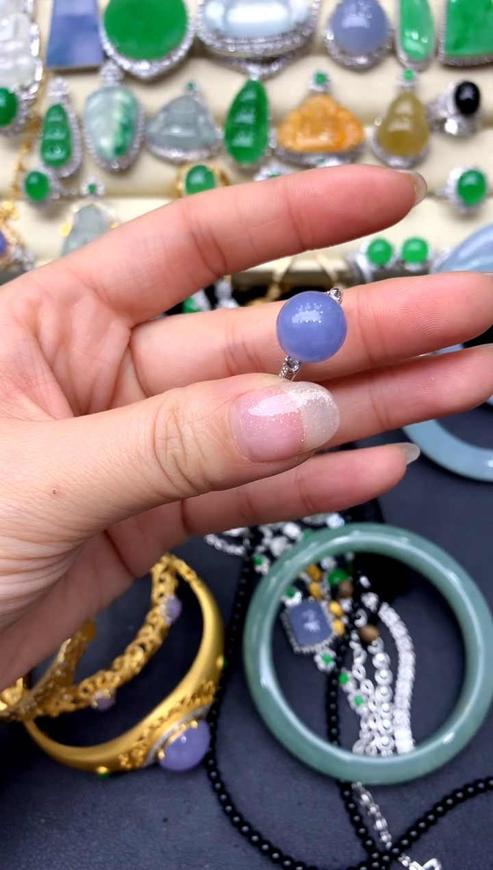 【闪购商品】翡翠戒指18K金镶嵌326-中国好珍宝