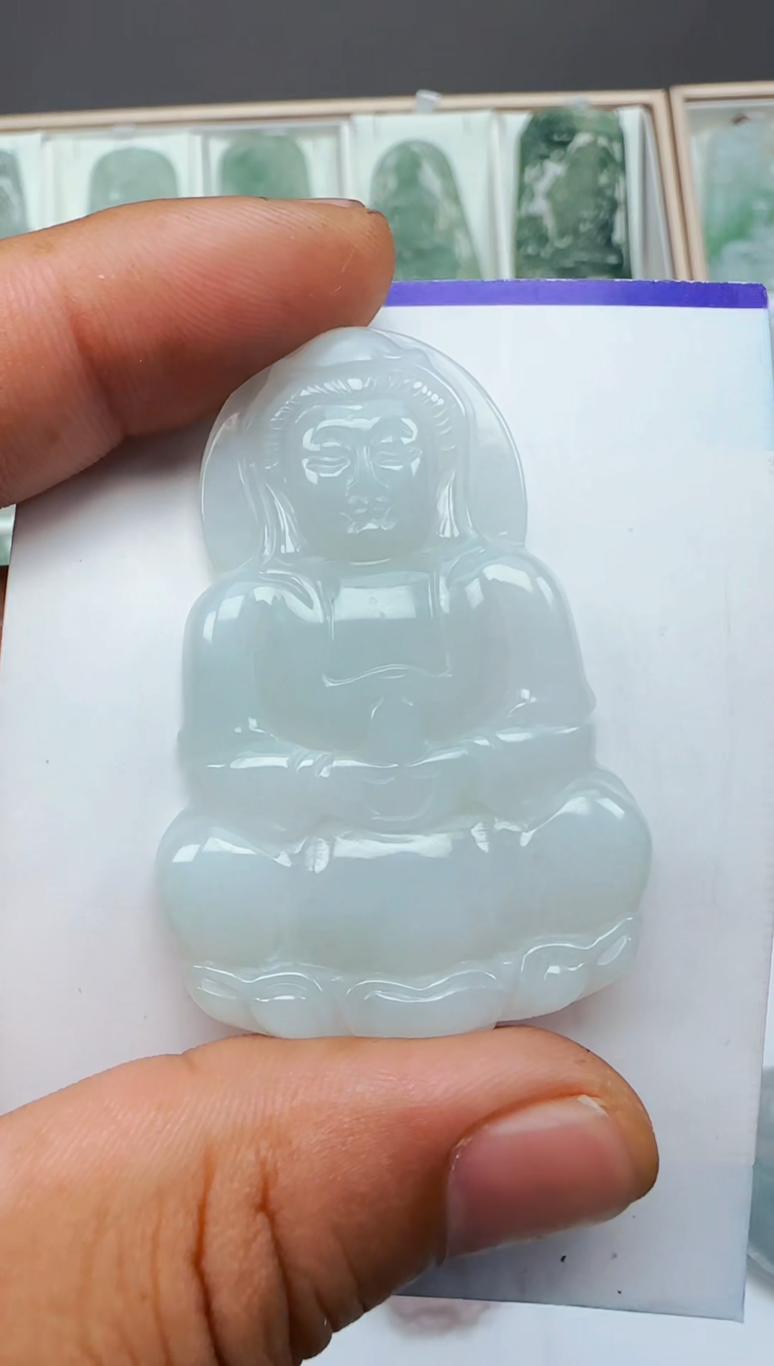 【闪购商品】翡翠颈饰未镶嵌天然A货翡翠