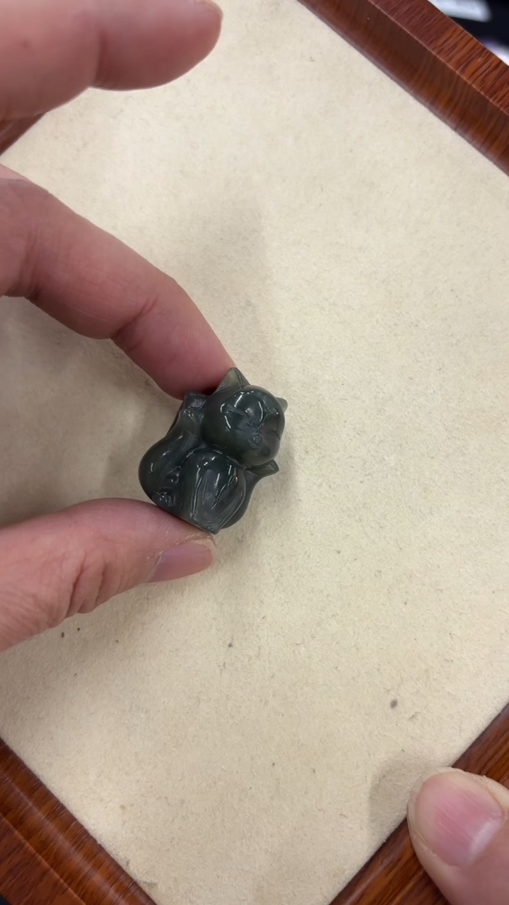 【闪购商品】和田玉吊坠(不含链)未镶嵌和田玉  九尾狐吊坠