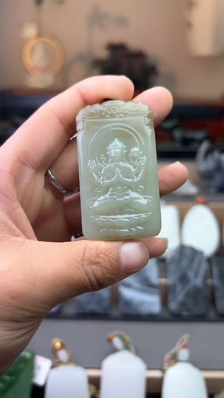 【闪购商品】和田玉把件未镶嵌吊坠