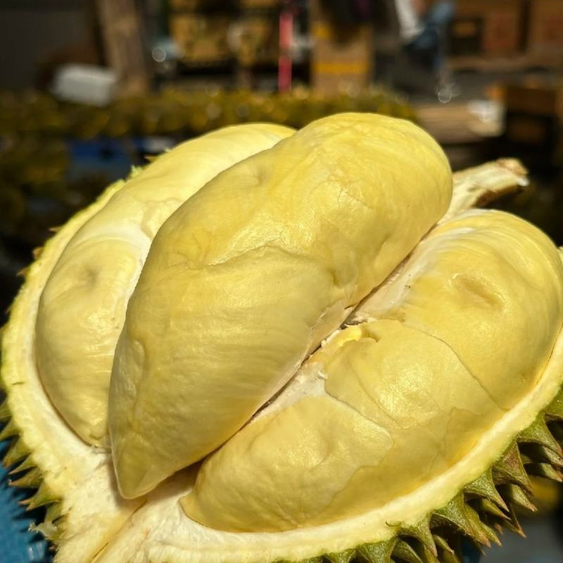 【买一送一顺丰空运】泰国金枕新鲜榴莲2-8斤皮薄核小干包大黄肉01榴莲同城送金枕泰国南部