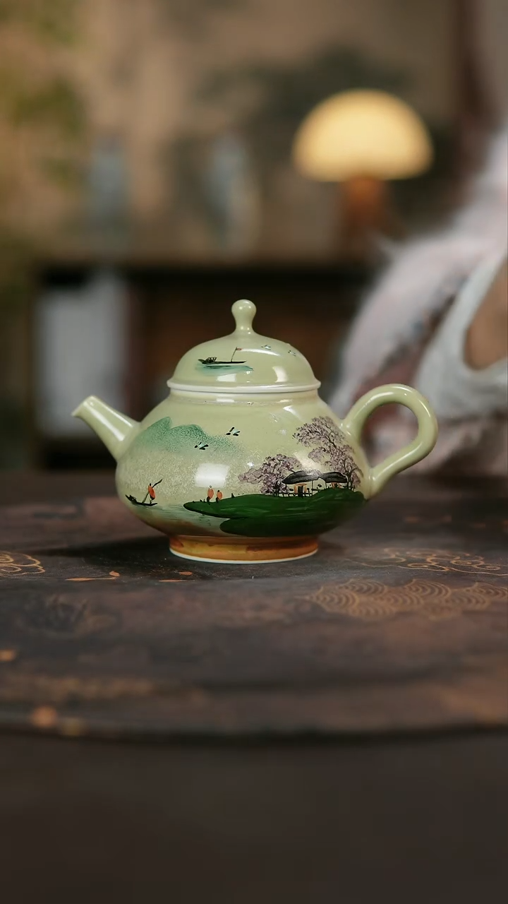 景德镇陶瓷杯碗柴烧多人