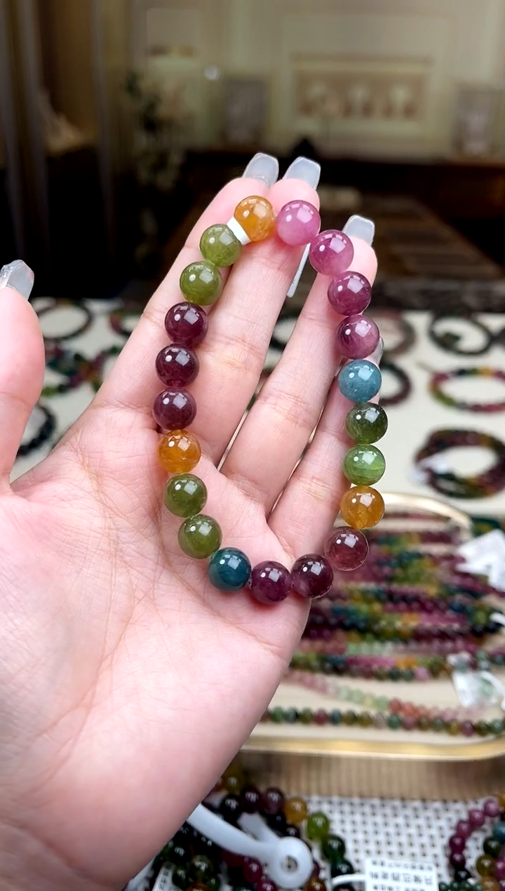 【闪购商品】碧玺/未镶嵌9mm+碧玺单圈多样性发货