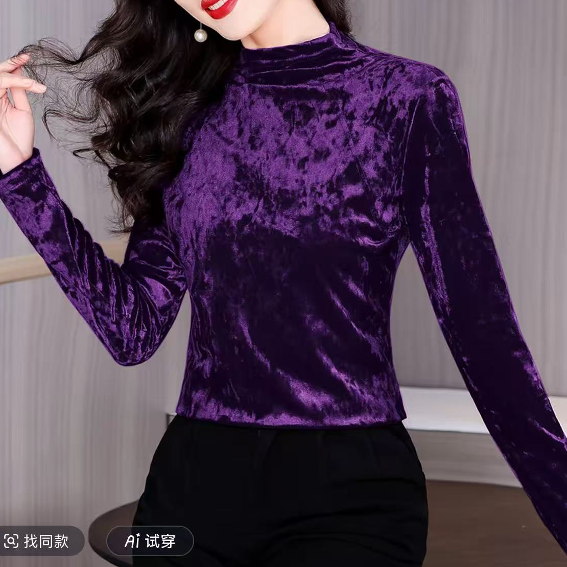 339【丝荣打底】女装新中式上衣重工刺绣国风版