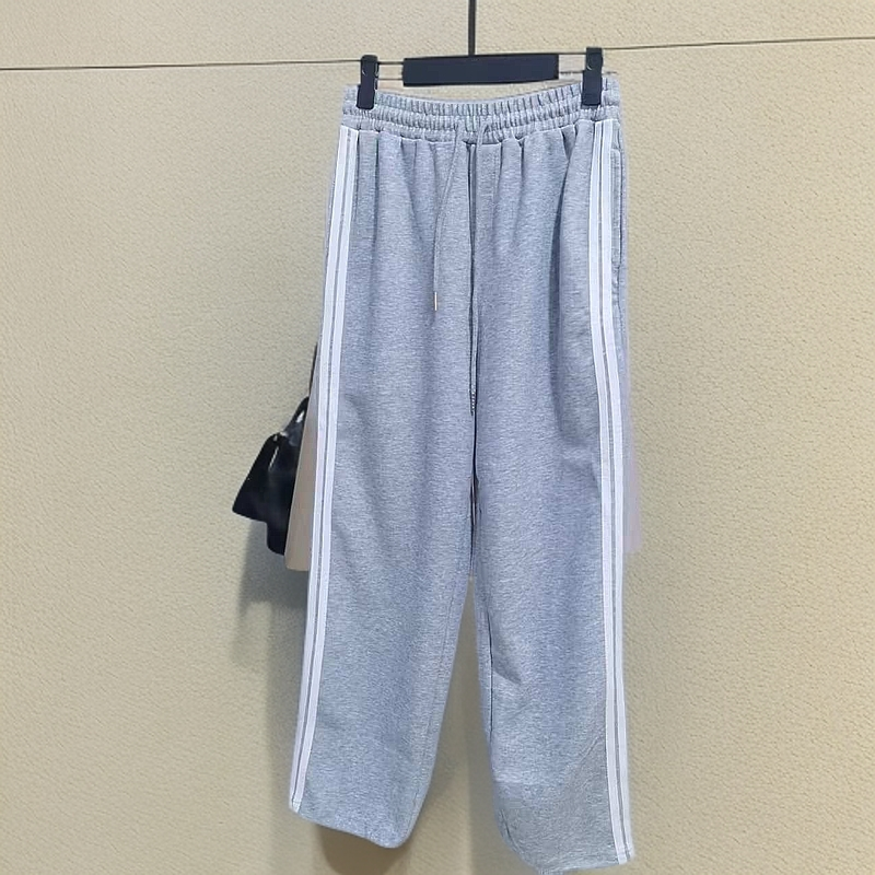 9850抽绳松紧腰卫裤