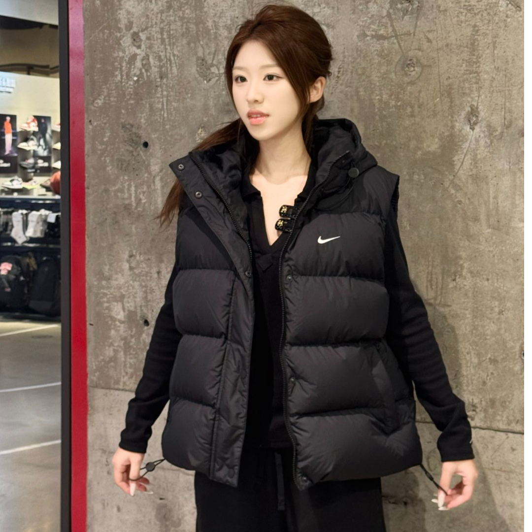 【滔搏联动】NIKE耐克女子DWNFL METRO VEST保暖羽绒背心IH1010-010