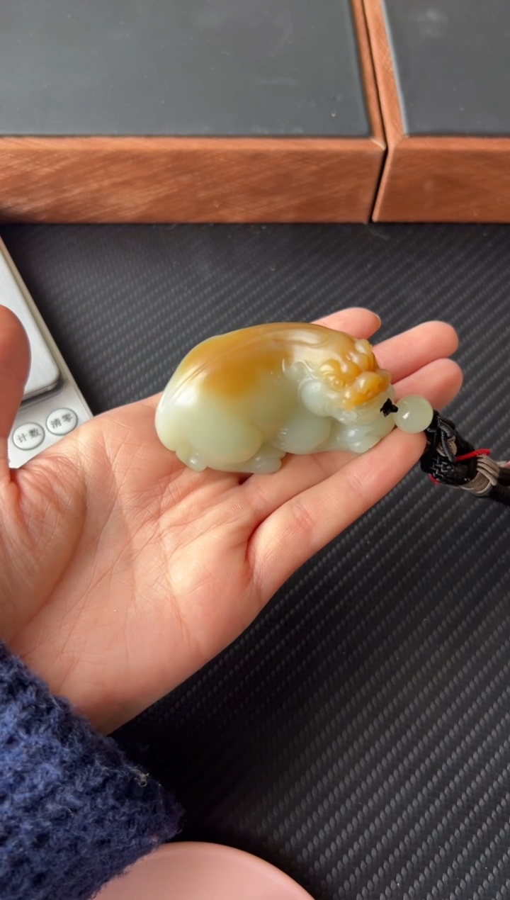 【闪购商品】和田玉把件未镶嵌若羌微色差