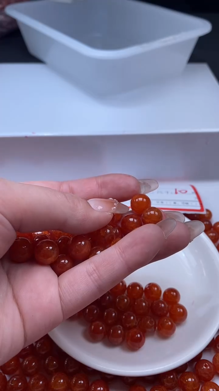 颈饰未镶嵌石英质玉w2282龙*鳞10MM*10颗