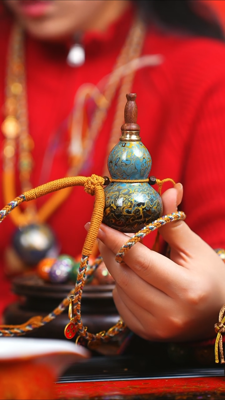 【闪购商品】JV093非遗臻选大漆酒葫芦