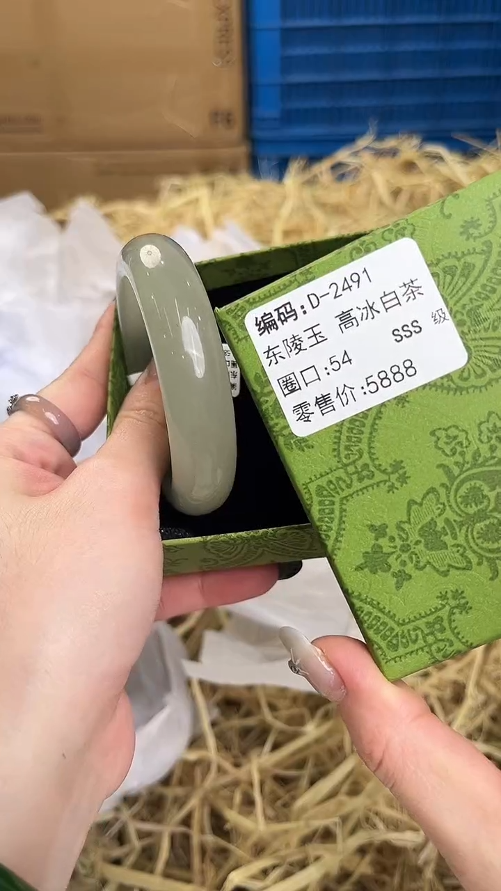 未镶嵌手镯石英质玉D-2491