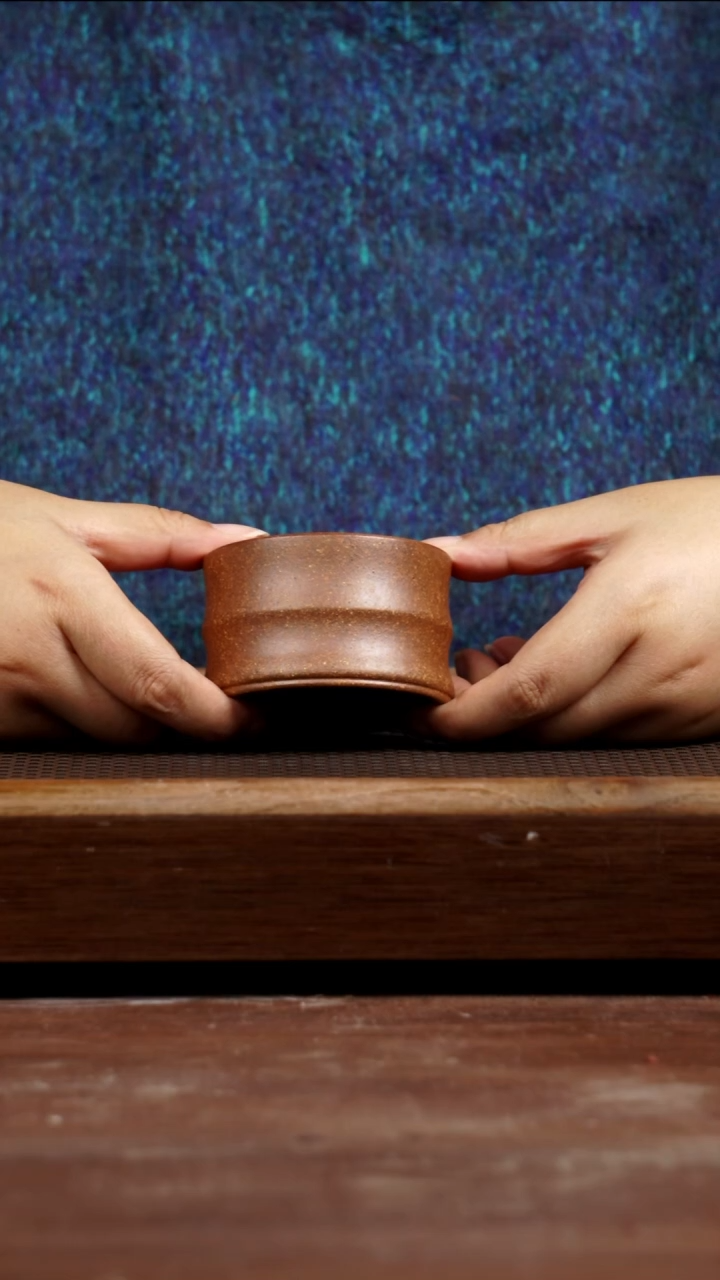 茶壶紫砂龙骨金砂竹节杯130CC