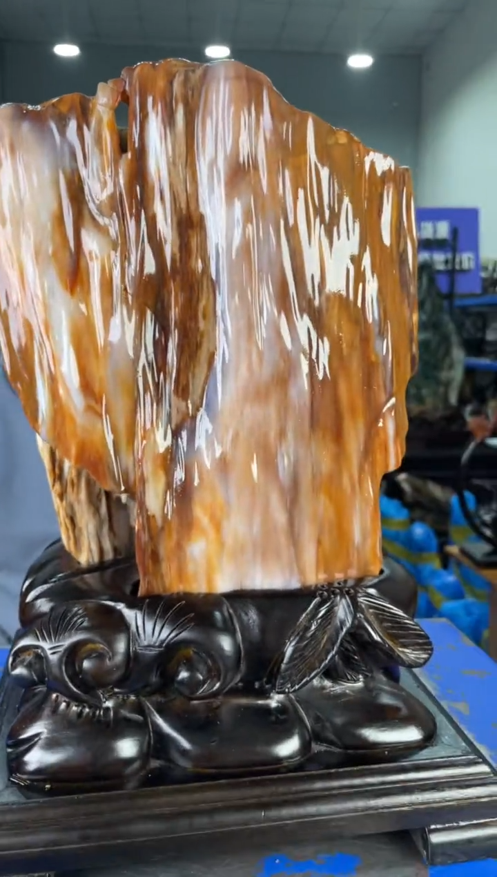 【闪购商品】硅化玉摆件未镶嵌109