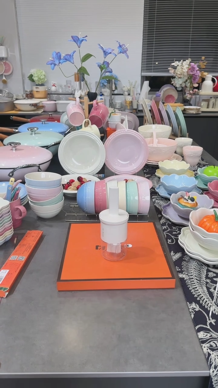 【闪购商品】瓷1个装油刷瓶300ml-奶油白