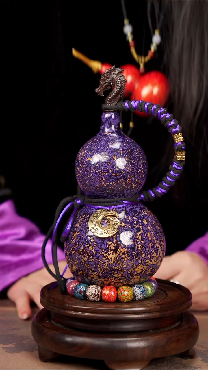 【闪购商品】87易林高端工艺大漆酒葫芦--458
