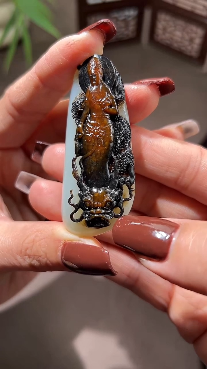 未镶嵌和田玉挂件和田玉观音挂件12