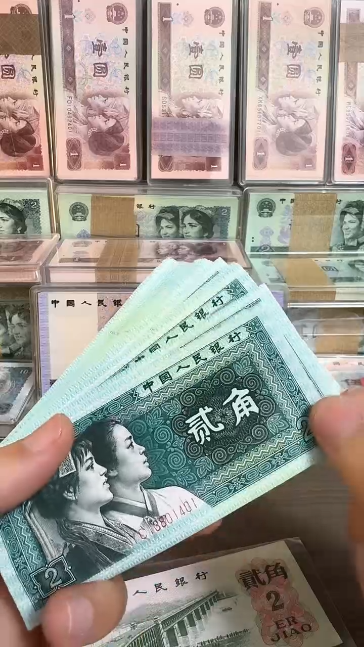 【闪购商品】第四版贰角纸币8002标百一百张