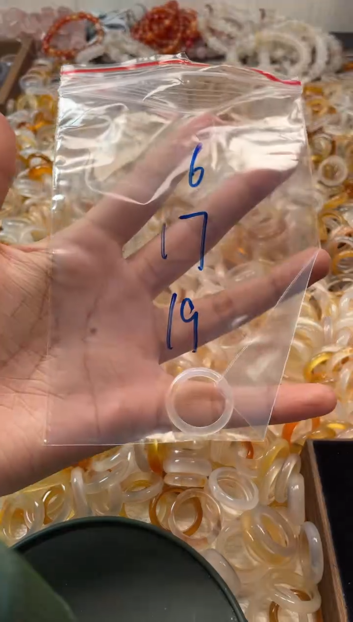 玛瑙/玉髓戒指未镶嵌6