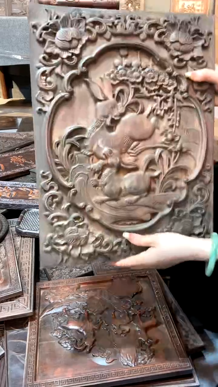 【闪购商品】木紫檀雕刻一物一拍以直播间为准