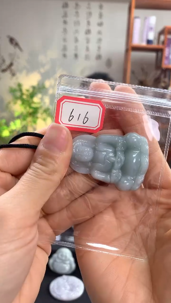 【闪购商品】翡翠颈饰未镶嵌观音616