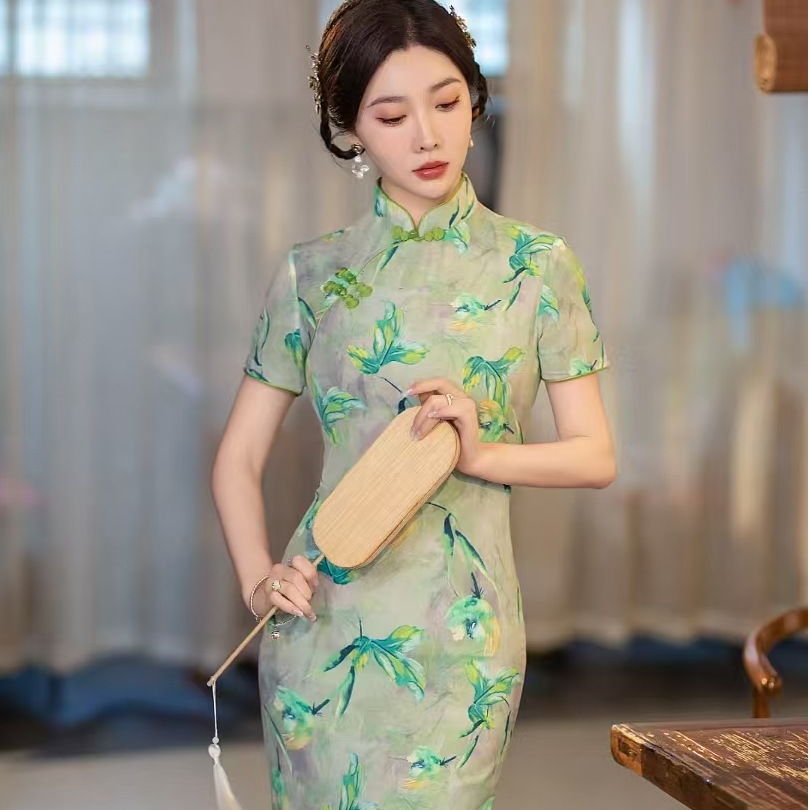 813--苏州高端旗袍夏款
