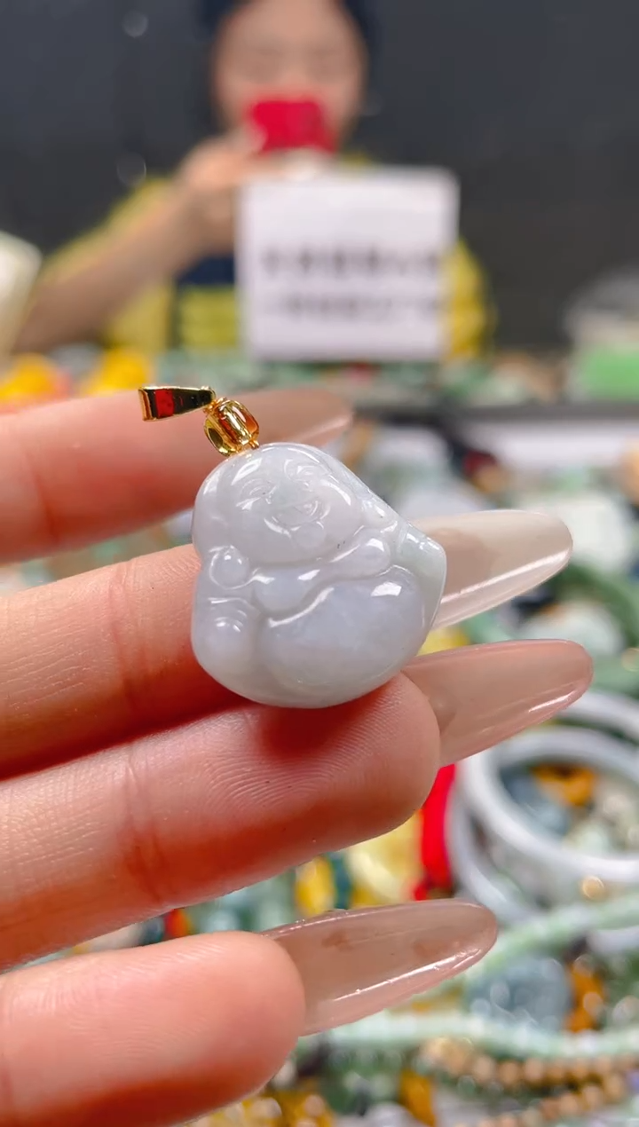 【闪购商品】翡翠颈饰未镶嵌/Z/翡翠A货一图一物