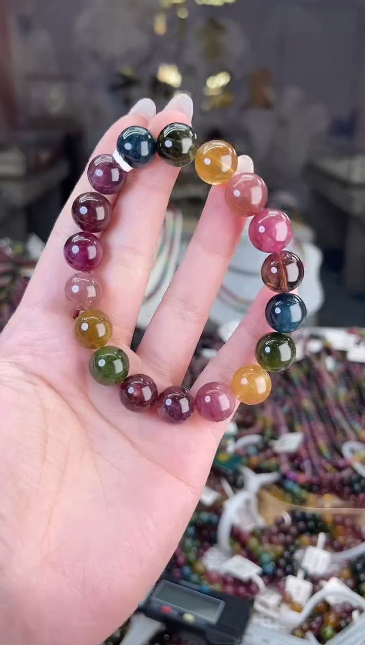 【闪购商品】/未镶嵌碧玺11mm+碧玺单圈多样性发货