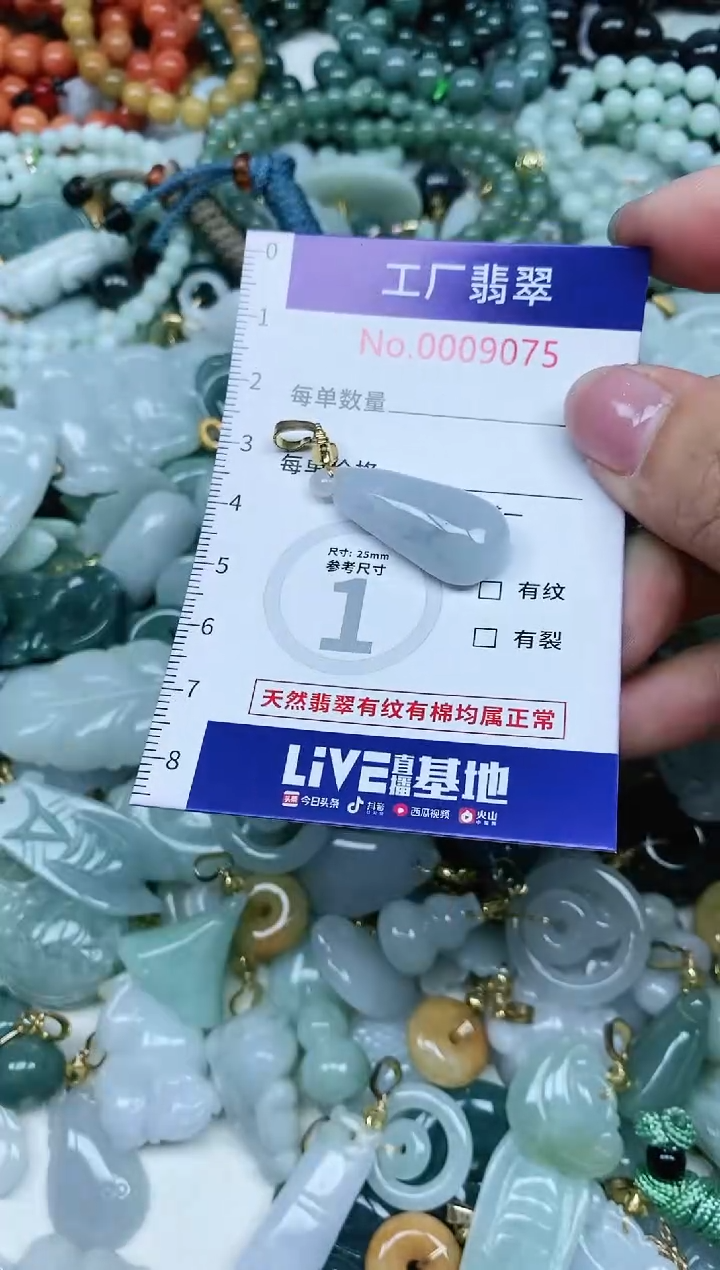 【闪购商品】翡翠吊坠(不含链)未镶嵌翡翠