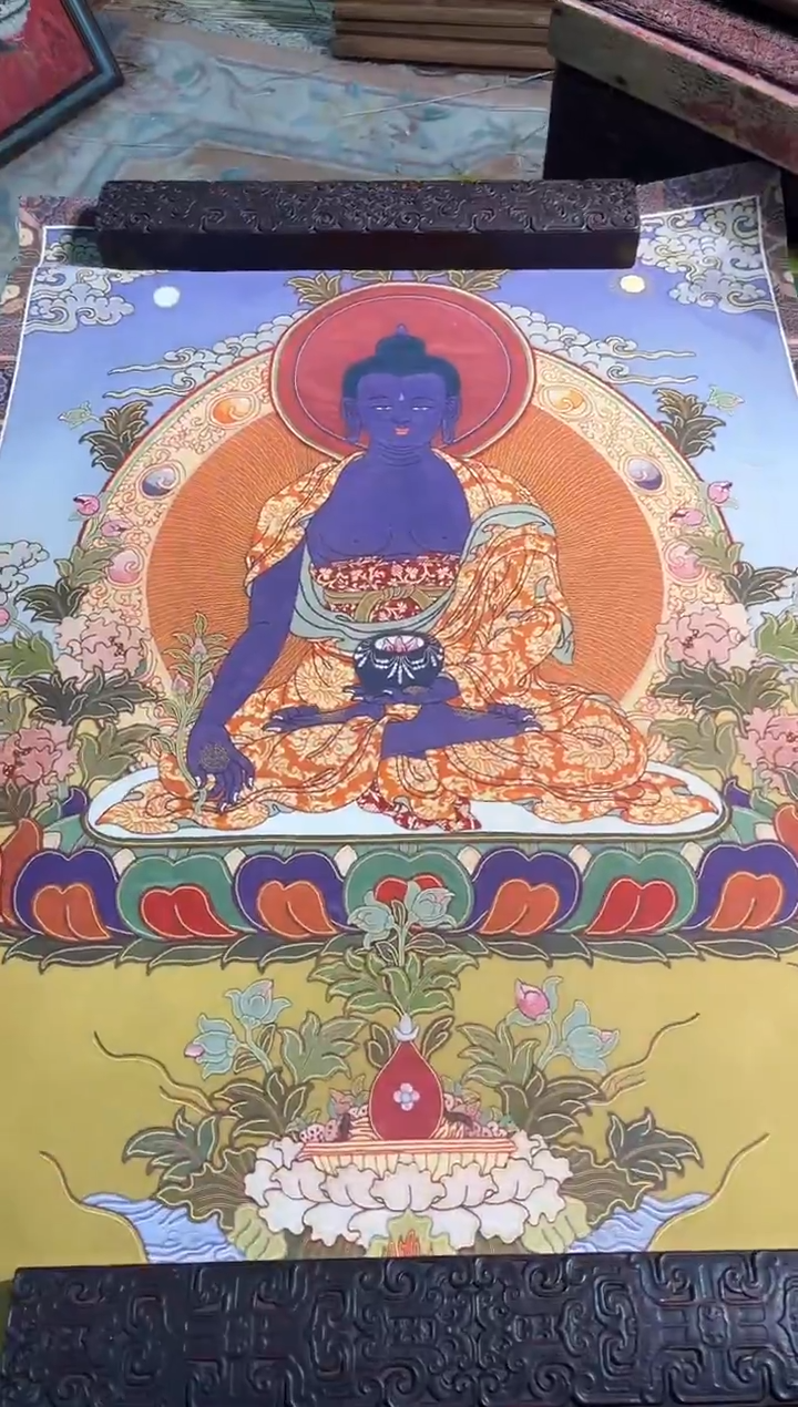 卷轴画路路的唐卡tk160