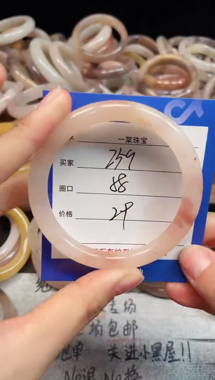 未镶嵌手镯石英质玉259