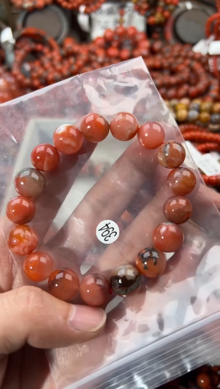 未镶嵌手串南红玛瑙12+