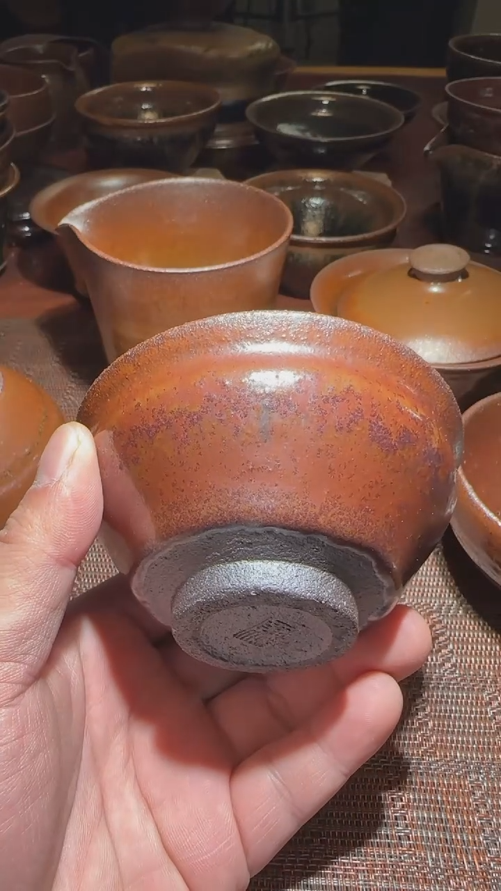 【闪购商品】茶盏通天龙窑柴烧建盏