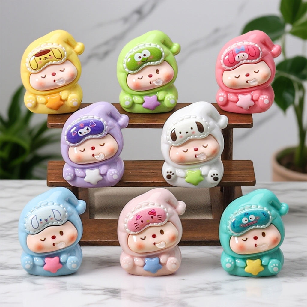 【保套均发】可爱晚安崽崽 diy桌面小摆件