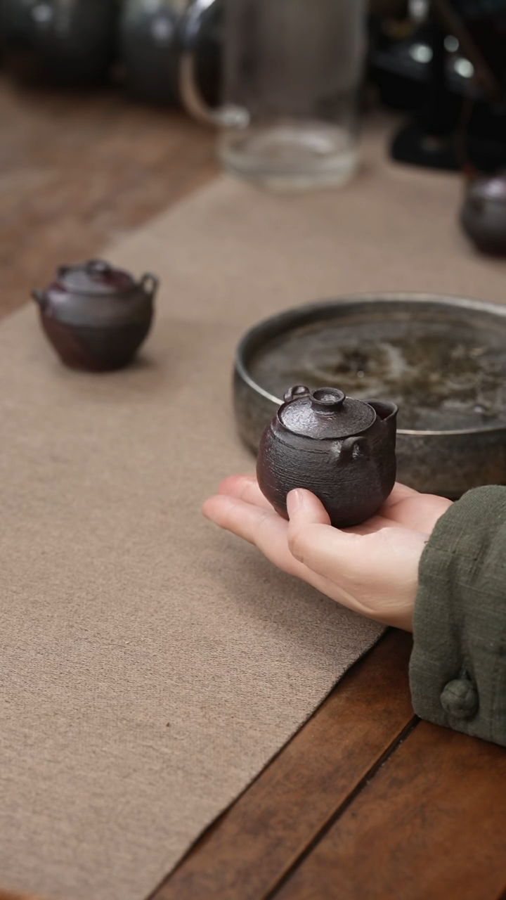 茶壶紫砂k****儿微瑕柴烧小紫宝