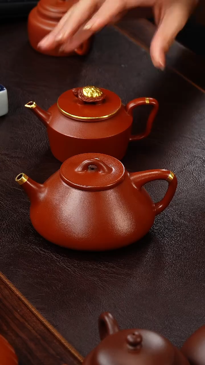 茶壶紫砂正***3侯峰大红袍富甲天下 子冶