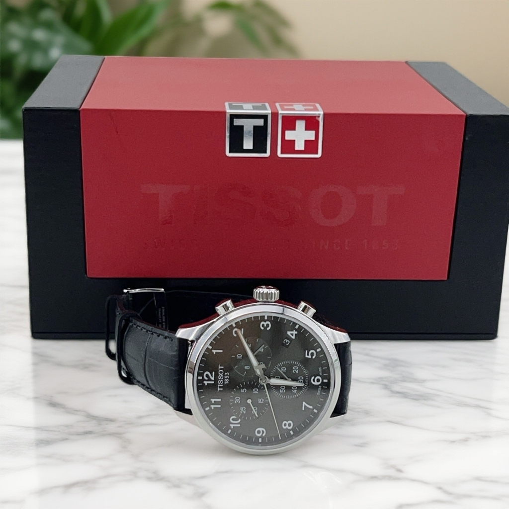 95新 Marc Jacobs/莫杰  天梭速驰石英皮革腕表 1675 5571 