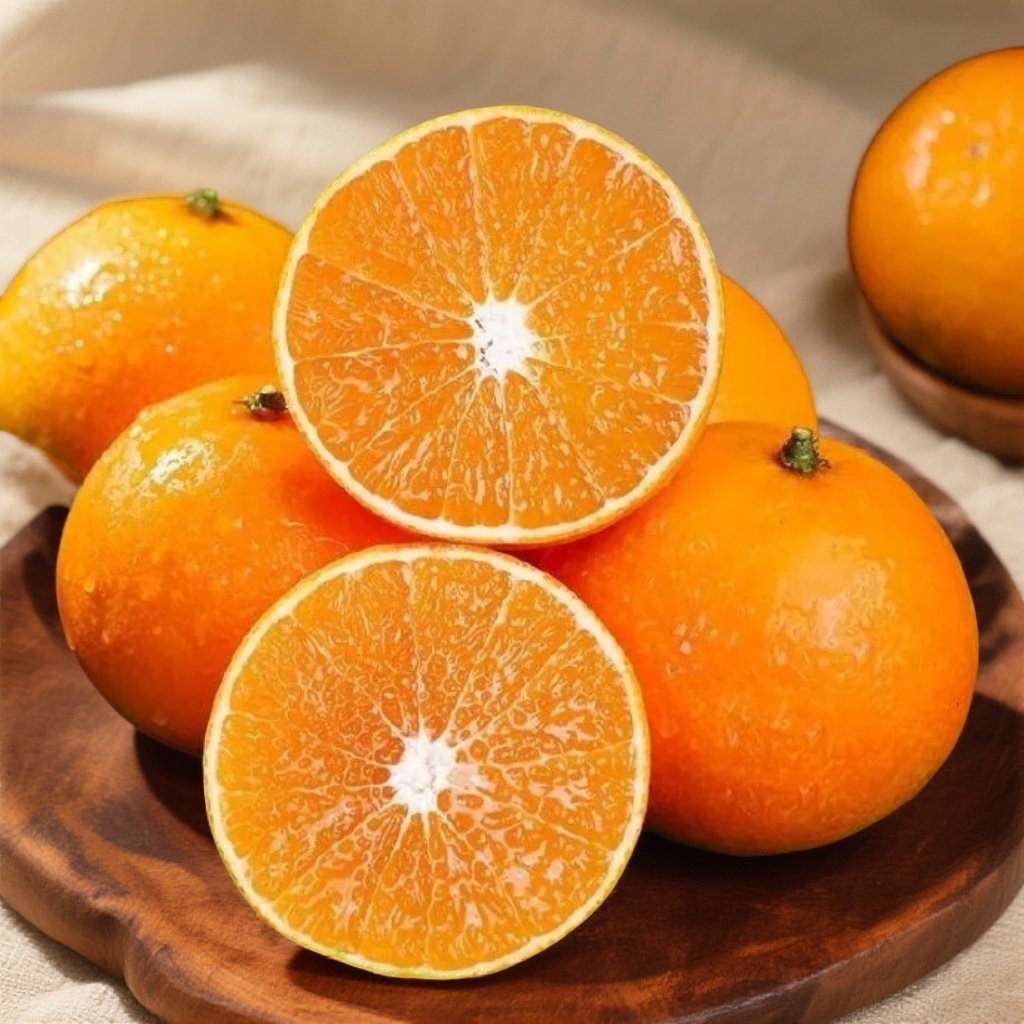 爱媛果冻橙新鲜采摘细腻无渣爽口多汁9枚装