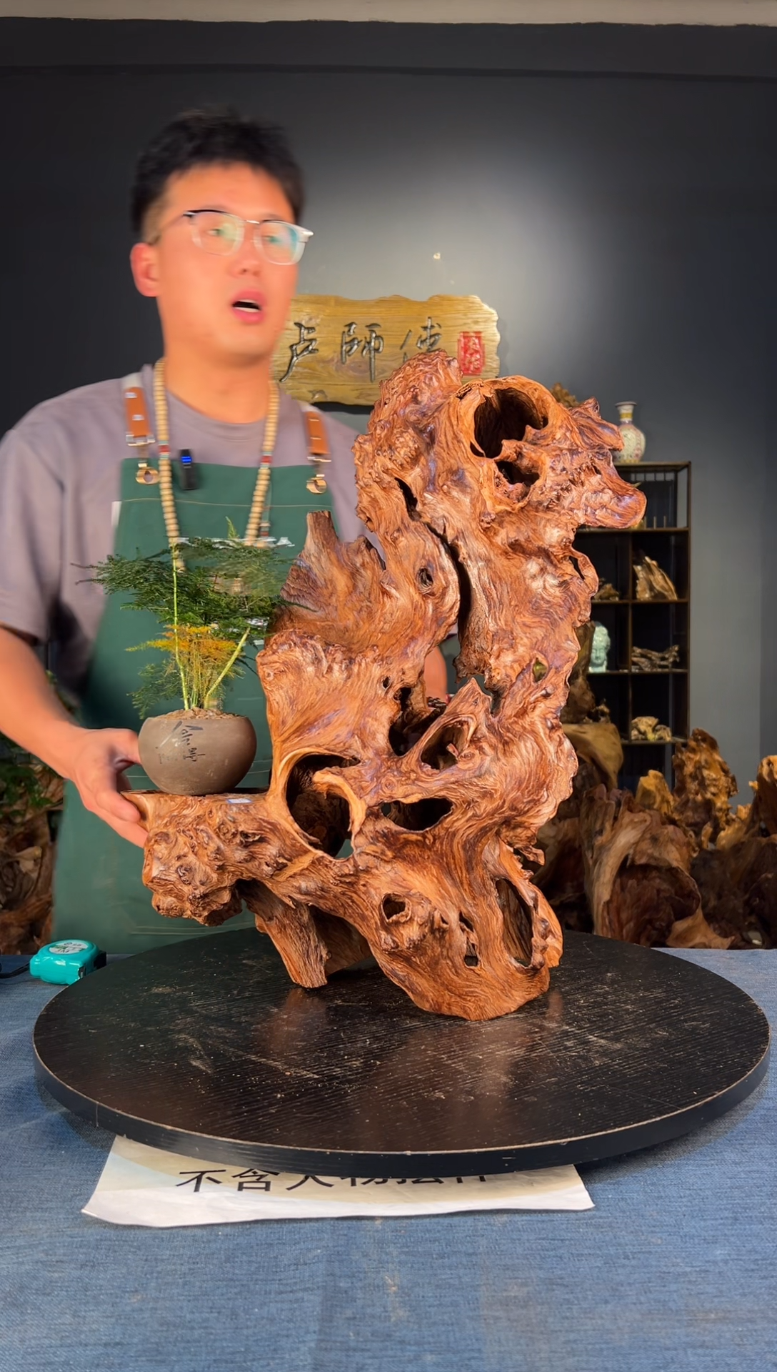 木卢师傅根艺作品（不包含人物摆件）