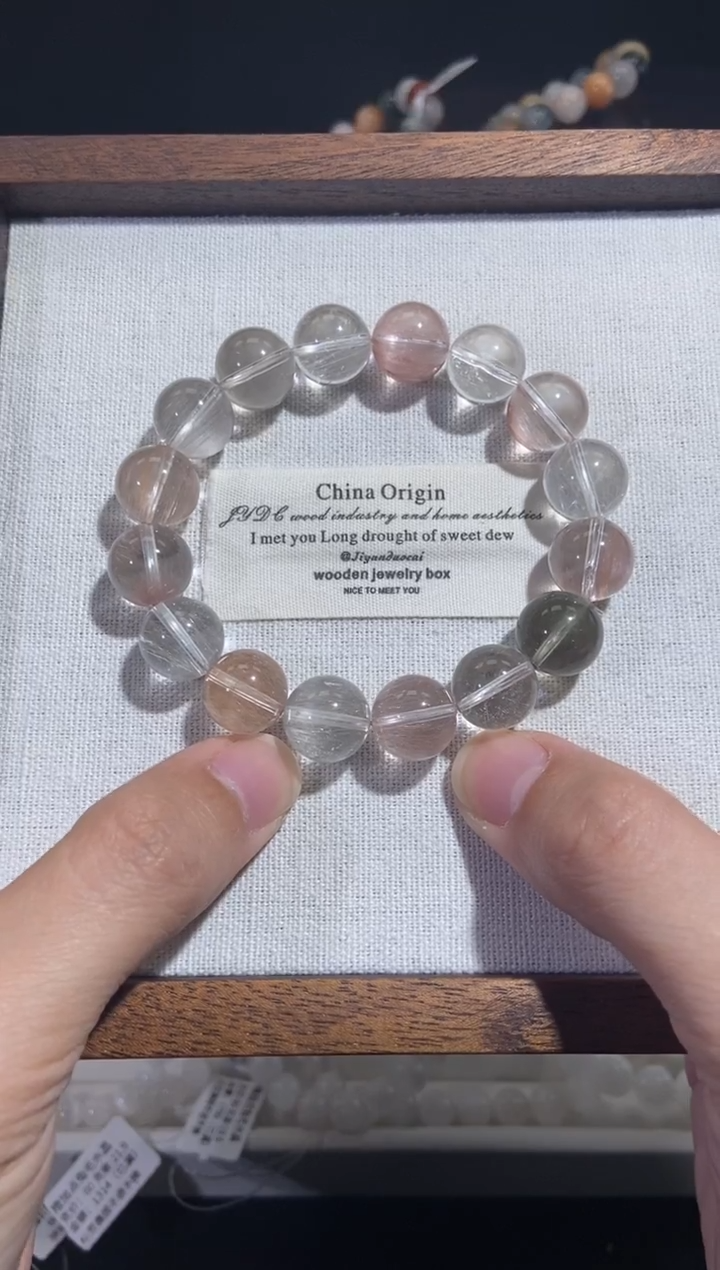 未镶嵌手串水晶24号链接-13咪+ 钢丝兔毛