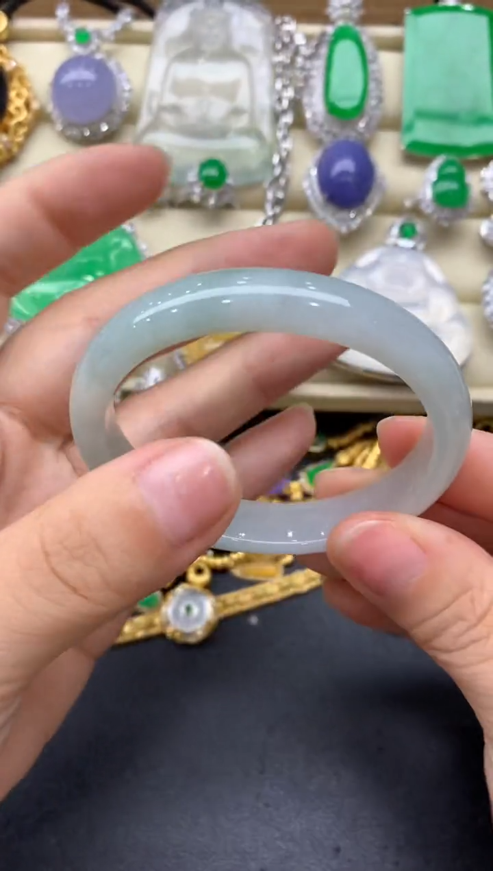 翡翠手镯未镶嵌349-中国好珍宝1