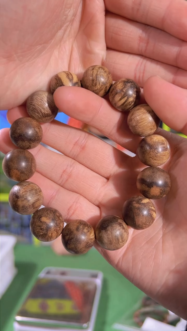 【闪购商品】沉香手串45号31克芽庄虎斑多样性发一
