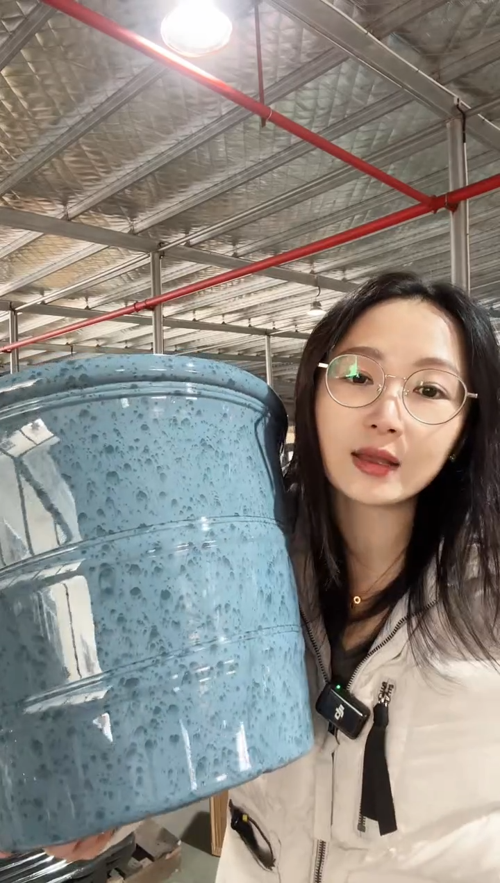 【闪购商品】塑料16寸蓝色两道筋 2只