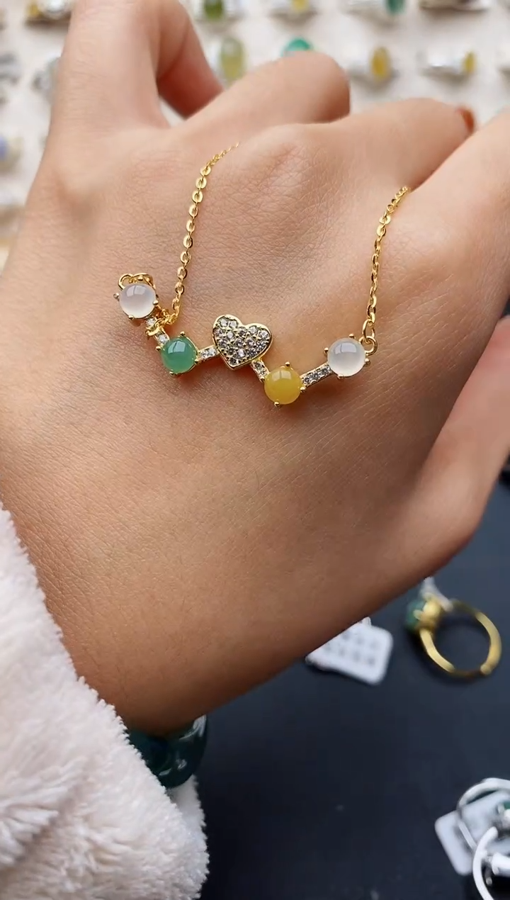 【闪购商品】翡翠戒指银S925镶嵌缅甸翡翠