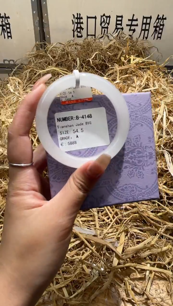 未镶嵌手镯石英质玉B4148Z