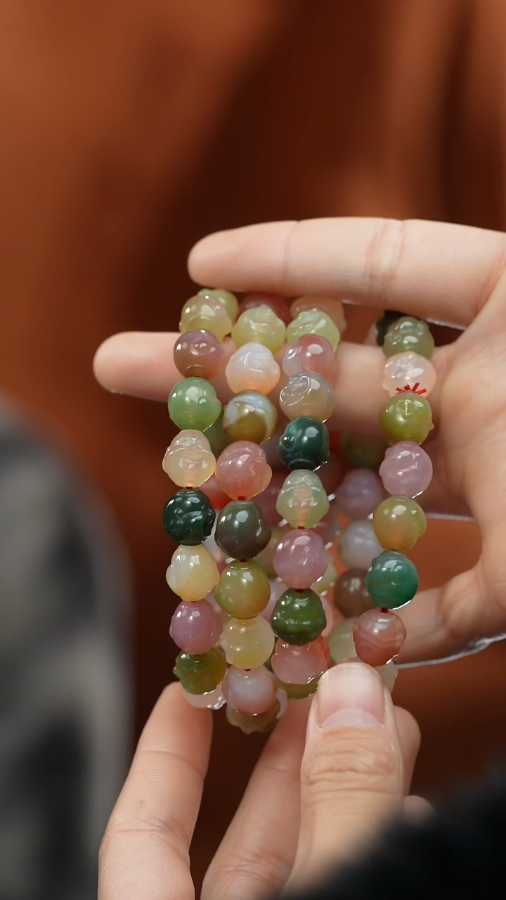 【闪购商品】玛瑙/玉髓颈饰未镶嵌卡9