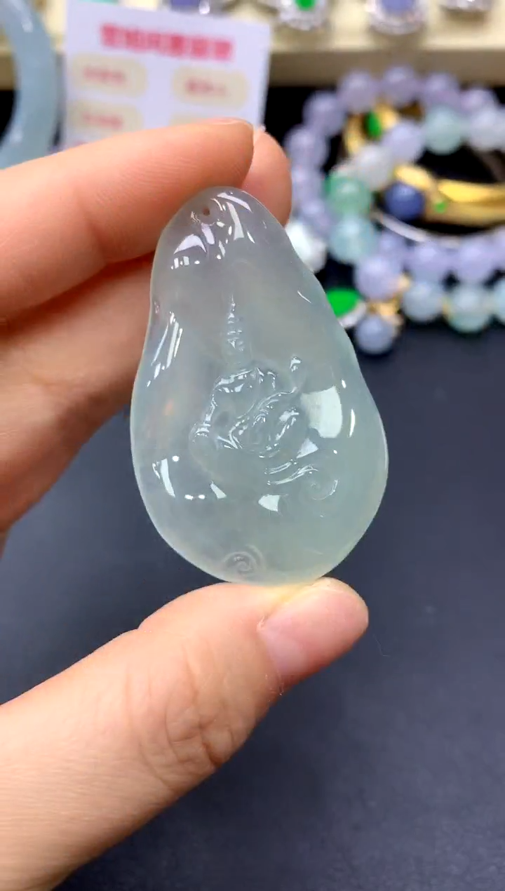 颈饰未镶嵌翡翠245-中国好珍宝