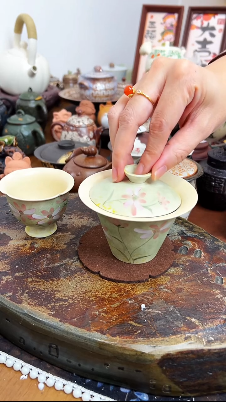  【茶瓷物语】盖碗配杯