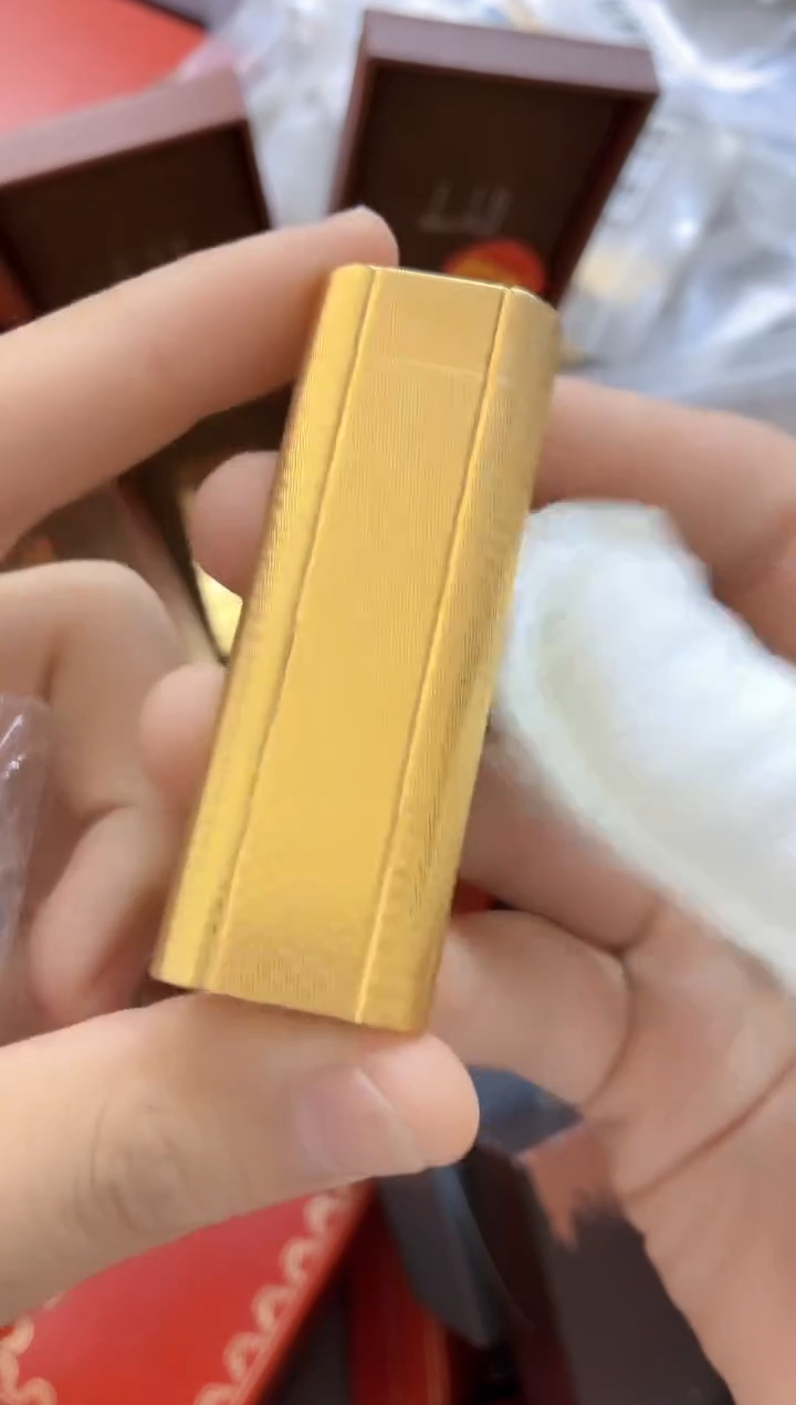 卡圆柱金编织打火机